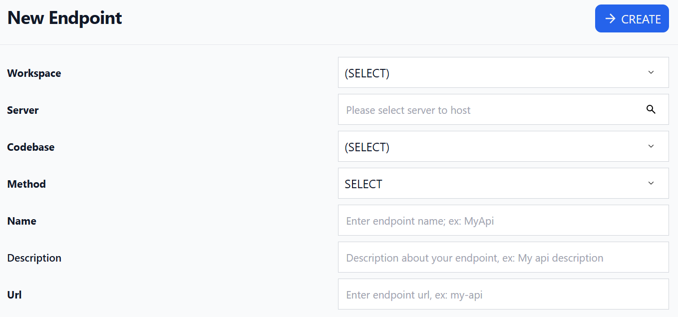 FaasPlus new endpoint